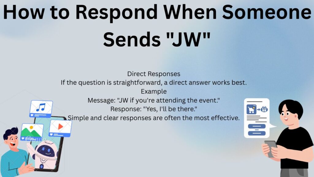 How to Respond When Someone Sends "JW"