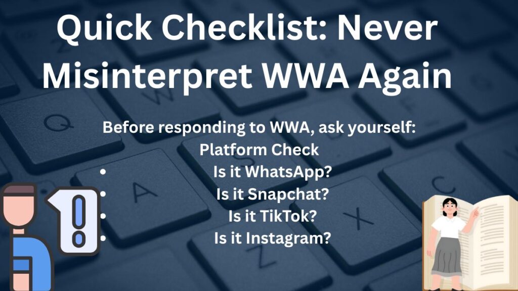 Quick Checklist: Never Misinterpret WWA Again