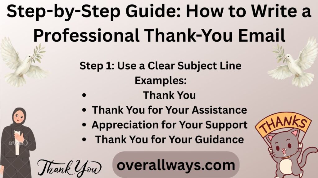Step-by-Step Guide: How to Write a Professional Thank-You Email
