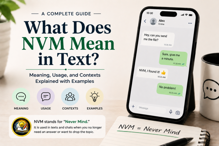 What Does NVM Mean in Text? A Complete Guide to Its Meaning, Usage, and Contexts