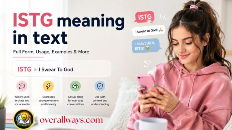 What Does ISTG Mean in Text? Complete Guide to Meaning, Usage, and Context