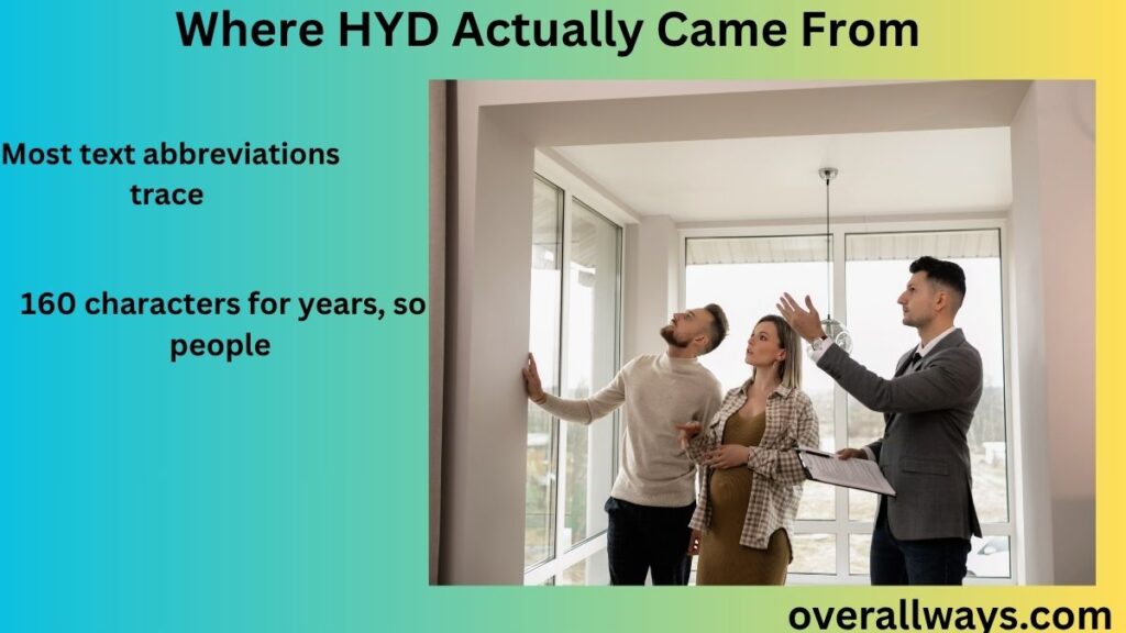 Where HYD Actually Came From