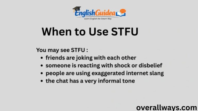 STFU Meaning in Text: What It Really Means and How to Use It
