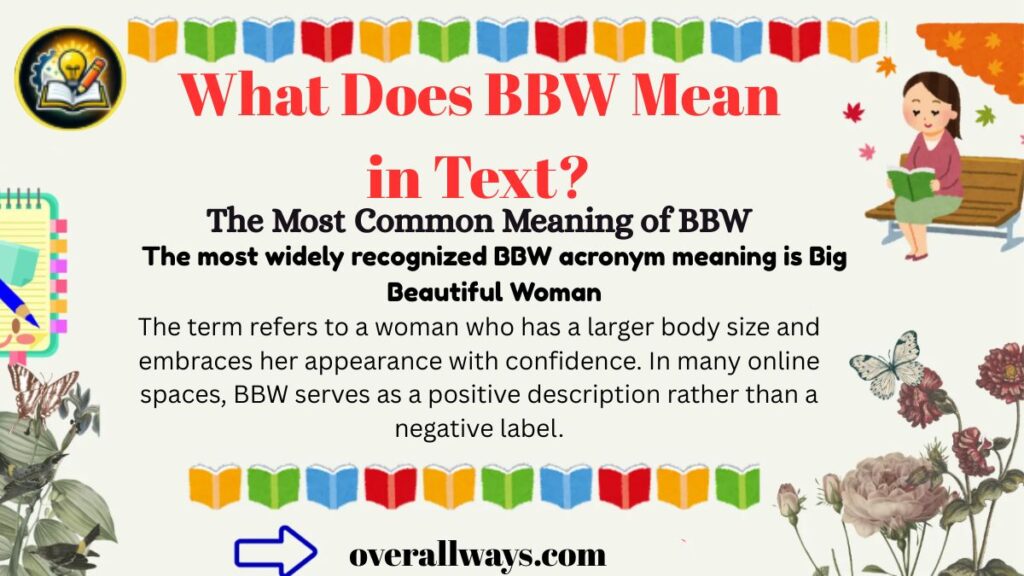 What Does BBW Mean in Text?