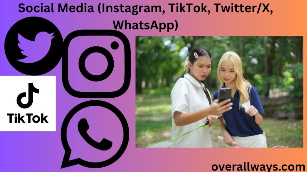 STFU on Social Media (Instagram, TikTok, Twitter/X, WhatsApp)