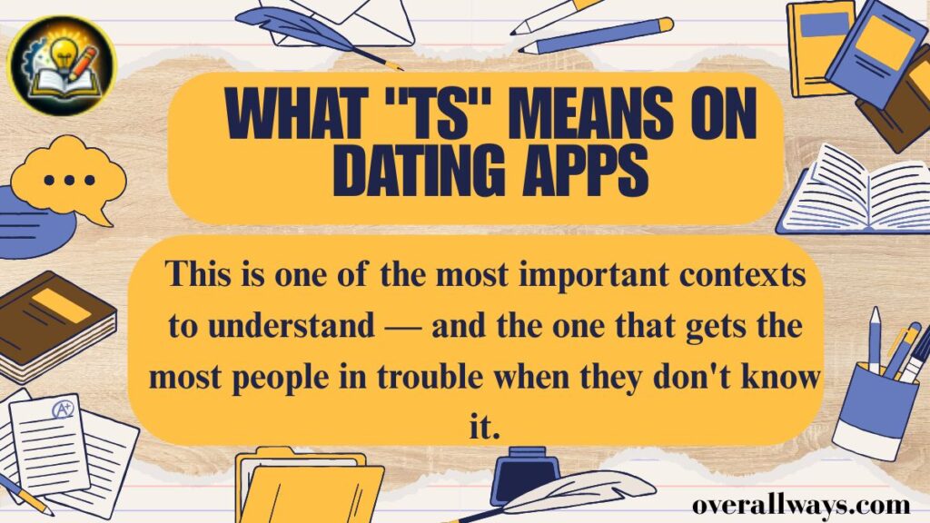 What "TS" Means on Dating Apps