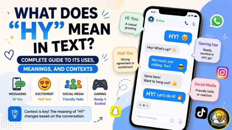 What Does “HY” Mean in Text? Complete Guide to Its Uses, Meanings, and Contexts