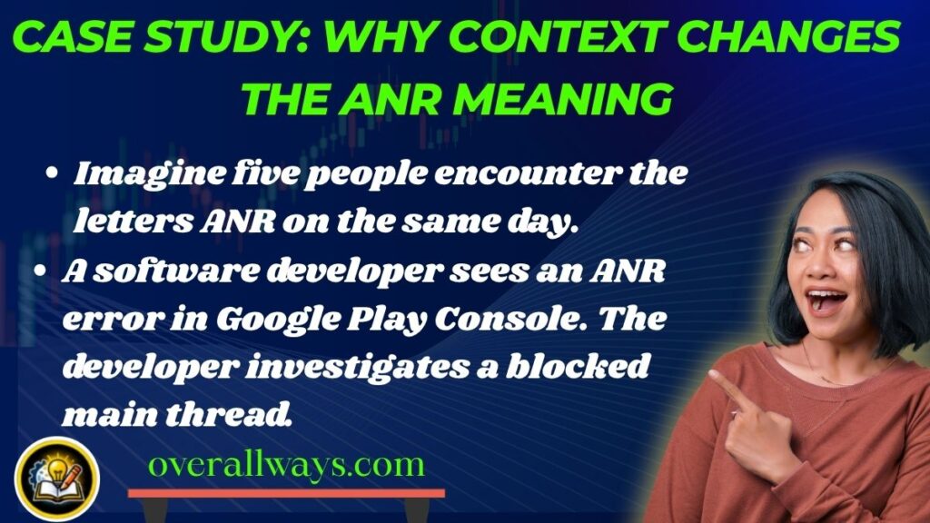 Case Study: Why Context Changes the ANR Meaning