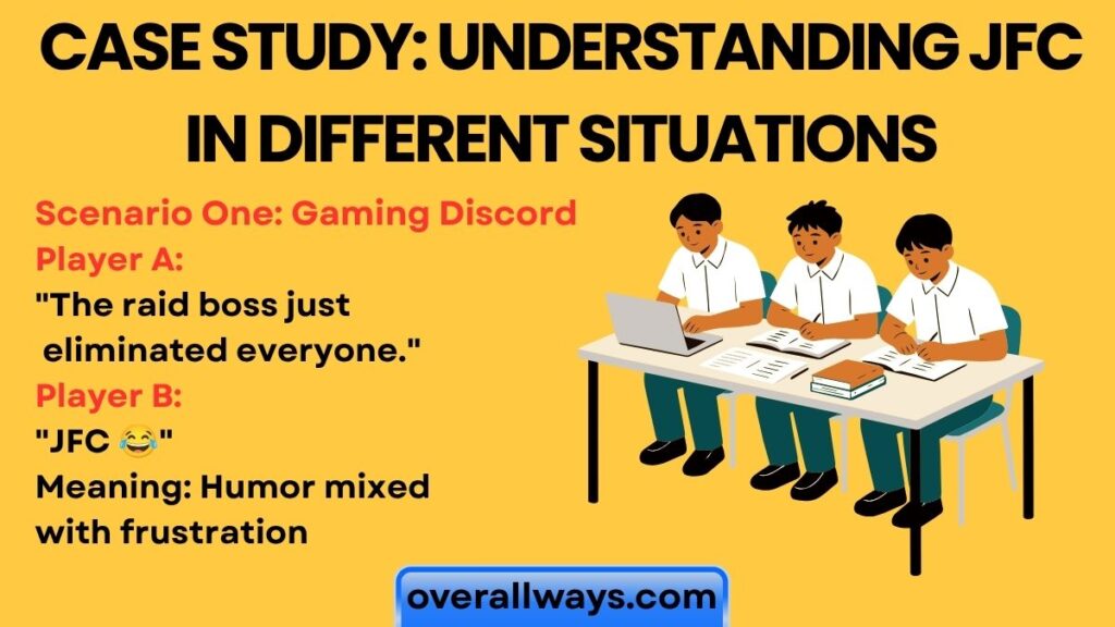 Case Study: Understanding JFC in Different Situations