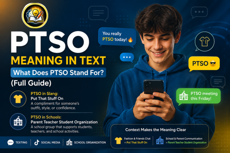 PTSO Meaning in Text: What Does PTSO Stand For? (Full Guide)