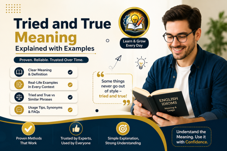 Tried and True Meaning Explained with Examples