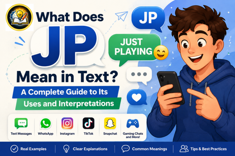 What Does “JP” Mean in Text? A Complete Guide to Its Uses and Interpretations