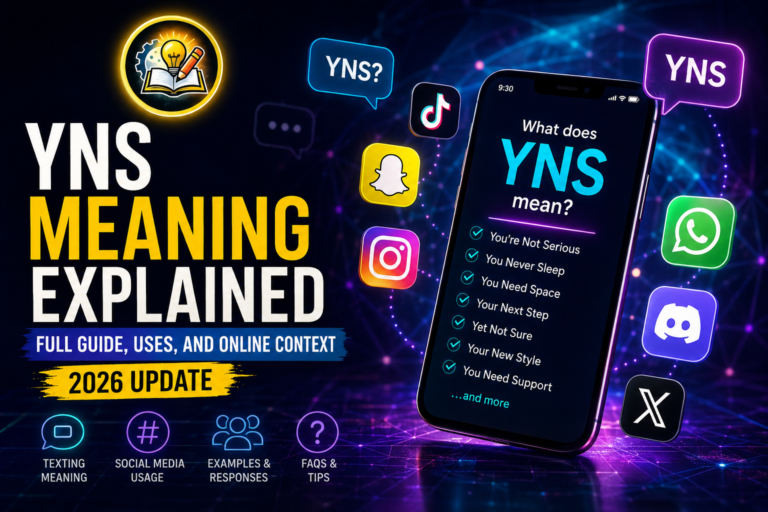 YNS Meaning Explained: Full Guide, Uses, and Online Context (2026 Update)