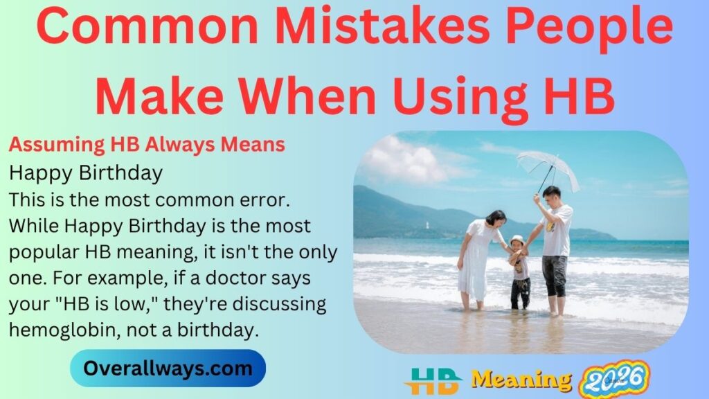 Common Mistakes People Make When Using HB