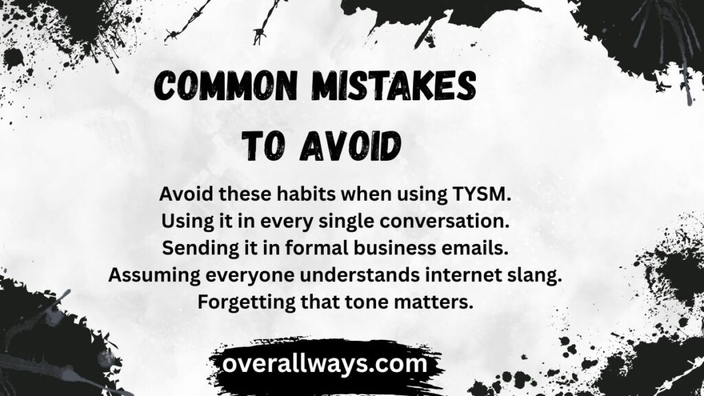 Common Mistakes to Avoid