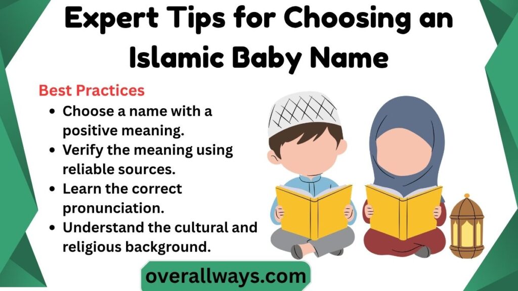 Expert Tips for Choosing an Islamic Baby Name