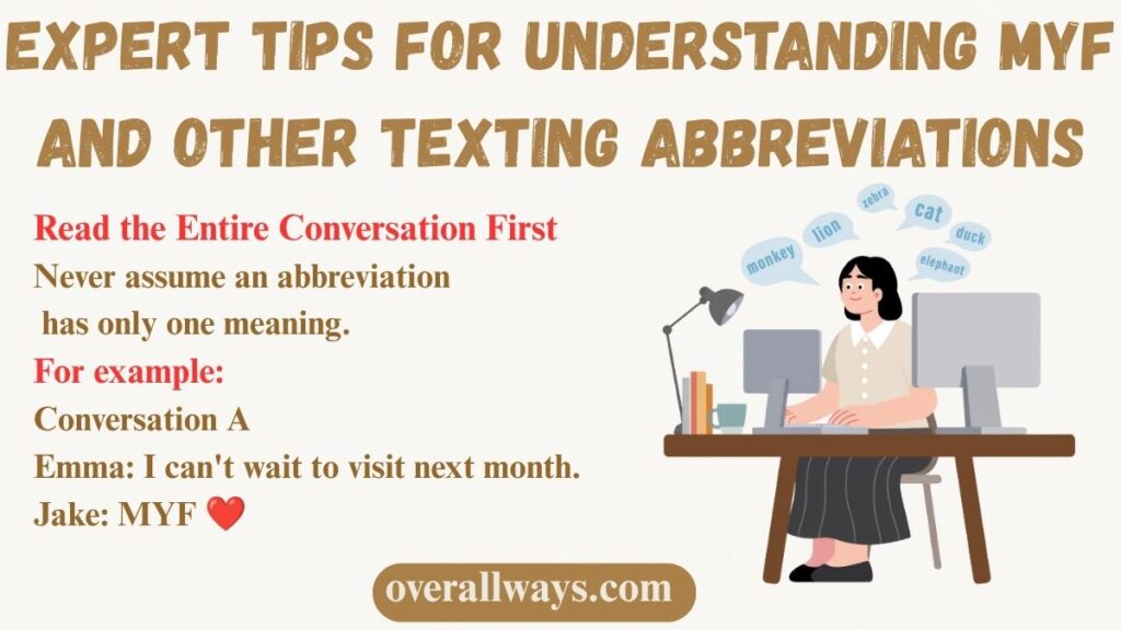 Expert Tips for Understanding MYF and Other Texting Abbreviations