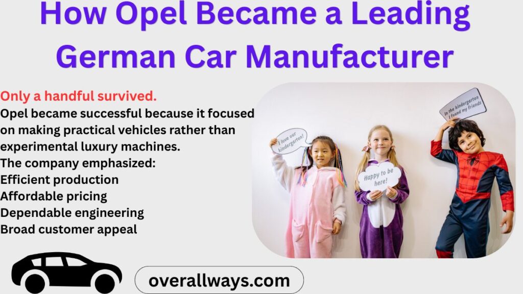 How Opel Became a Leading German Car Manufacturer