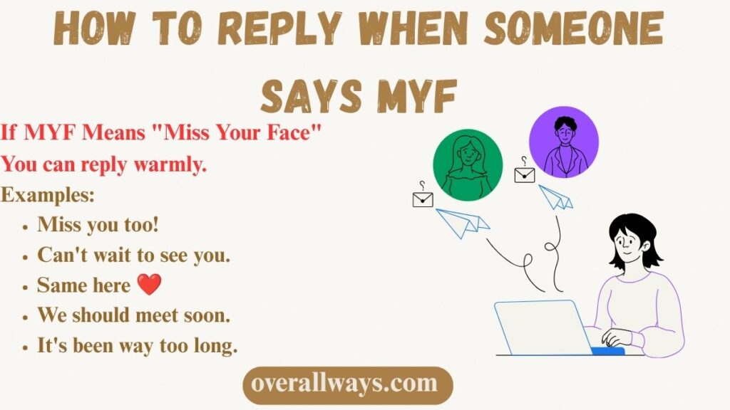 How to Reply When Someone Says MYF