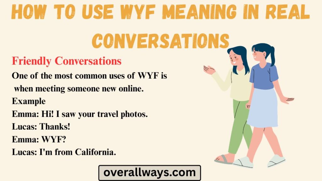 How to Use WYF Meaning in Real Conversations