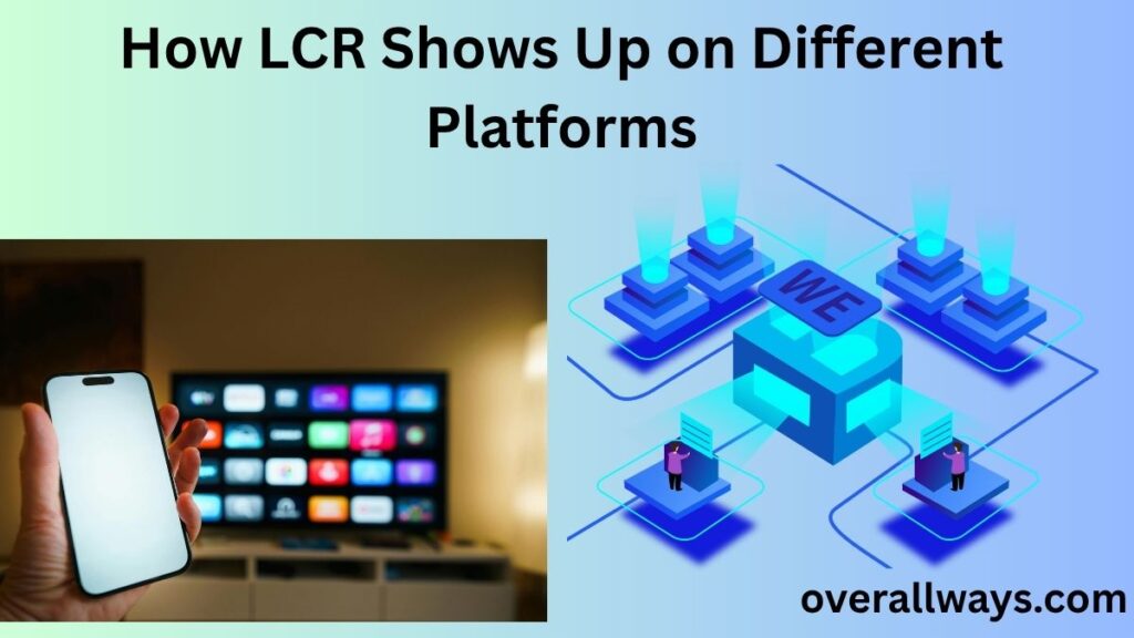 How LCR Shows Up on Different Platforms