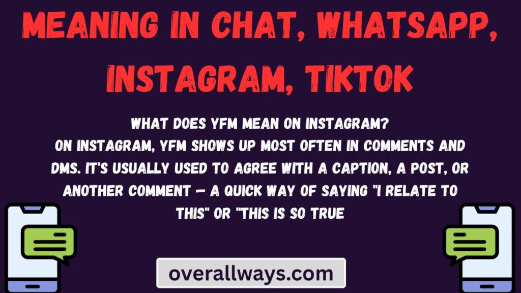Meaning in Chat, WhatsApp, Instagram, TikTok