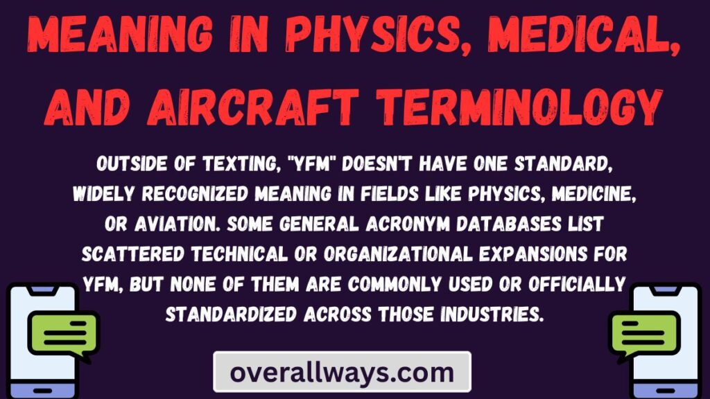 Meaning in Physics, Medical, and Aircraft Terminology