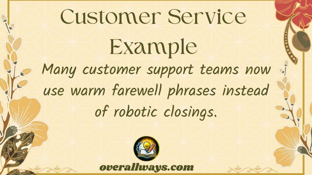 Customer Service Example