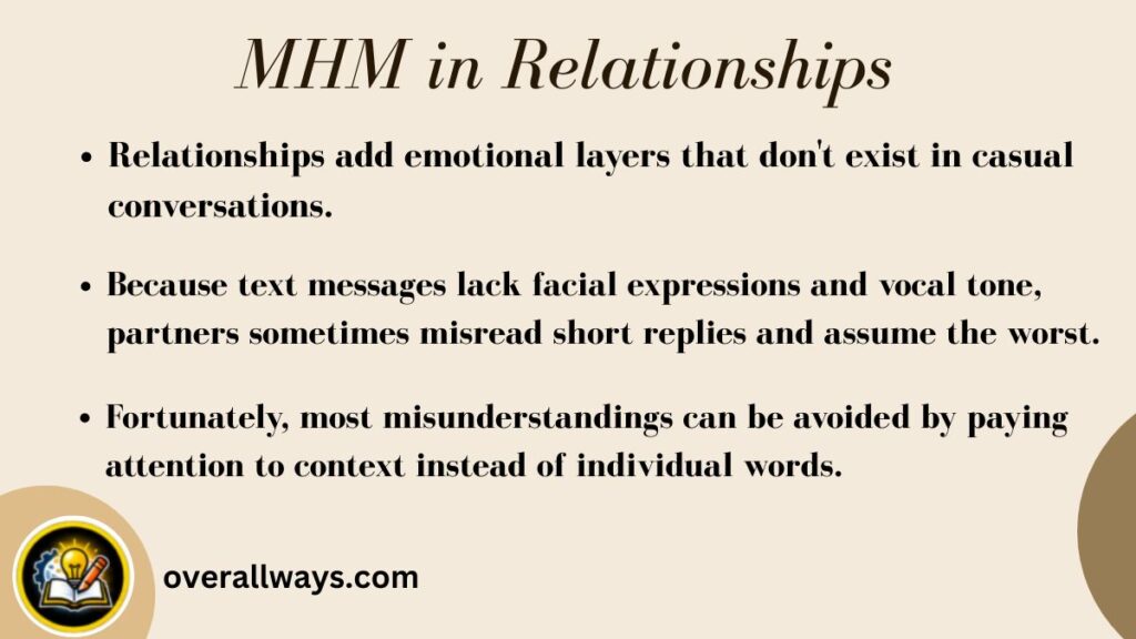 MHM in Relationships