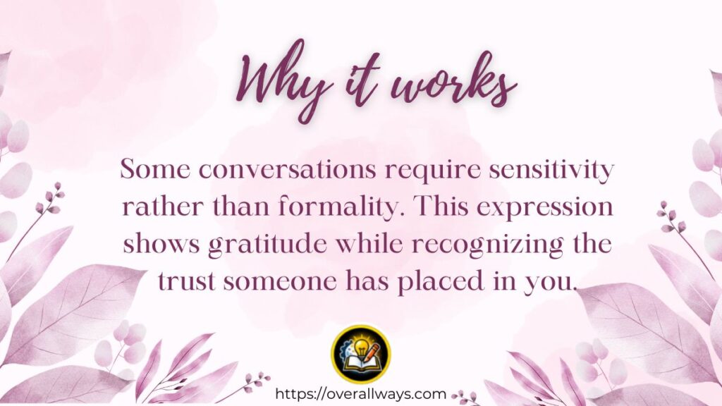 Why it works
