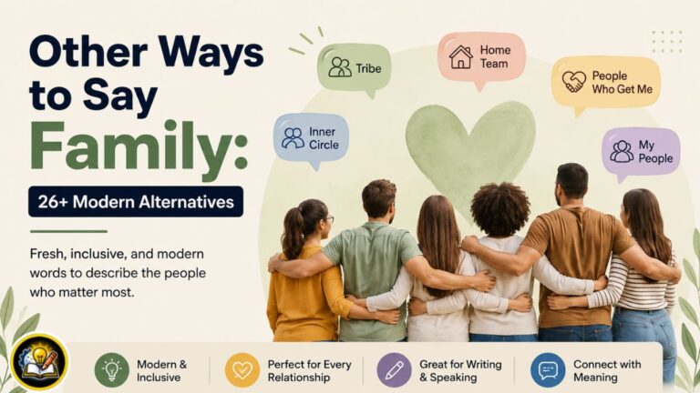 other ways to say family