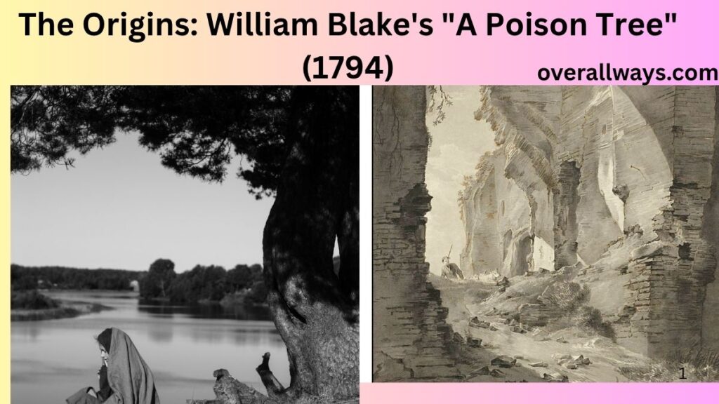 The Origins: William Blake's "A Poison Tree" (1794)