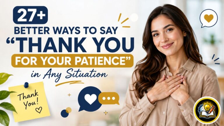 27+ Better Ways to Say Thank You for Your Patience in Any Situation