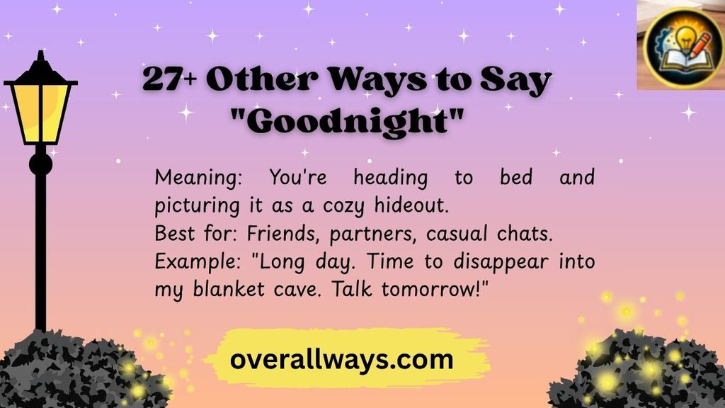 27+ Other Ways to Say "Goodnight"