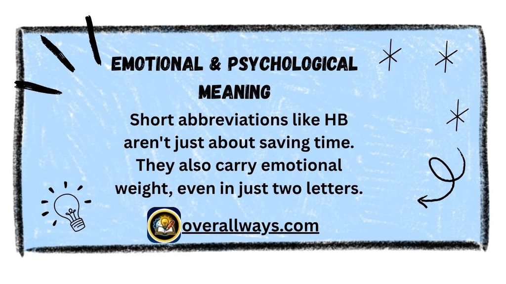 Emotional & Psychological Meaning