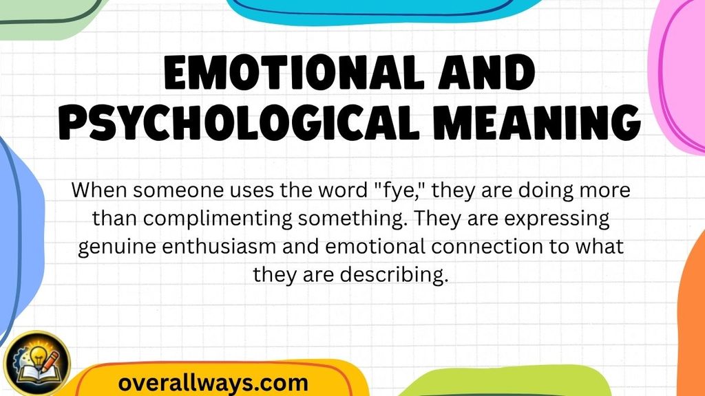 Emotional and Psychological Meaning