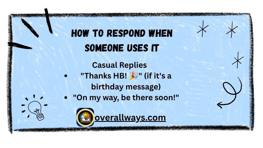 How to Respond When Someone Uses It