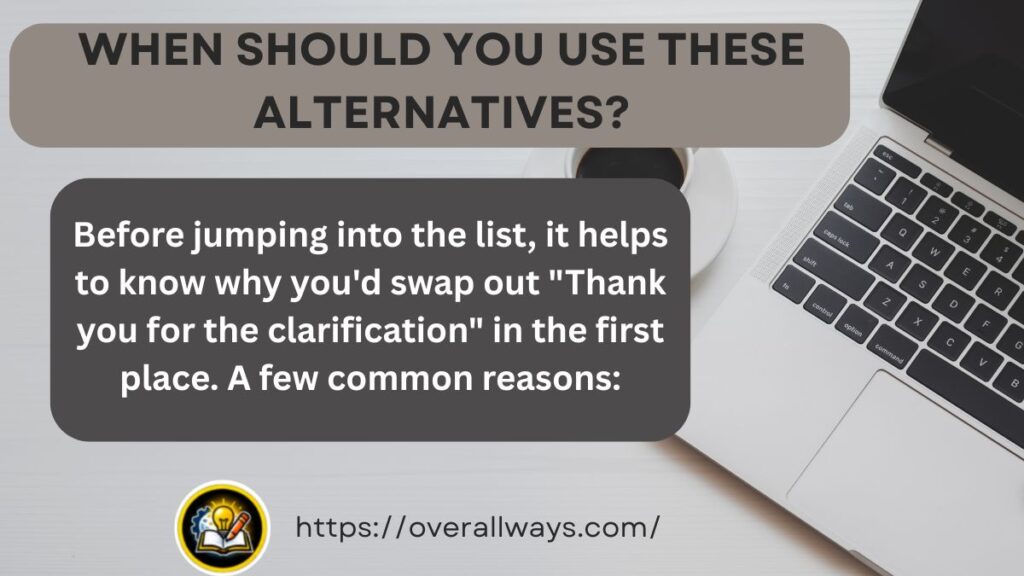 When Should You Use These Alternatives?
