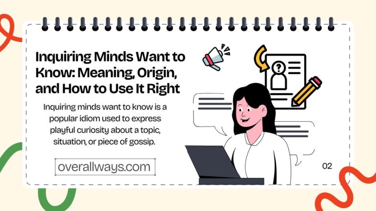 Inquiring Minds Want to Know: Meaning, Origin, and How to Use It Right