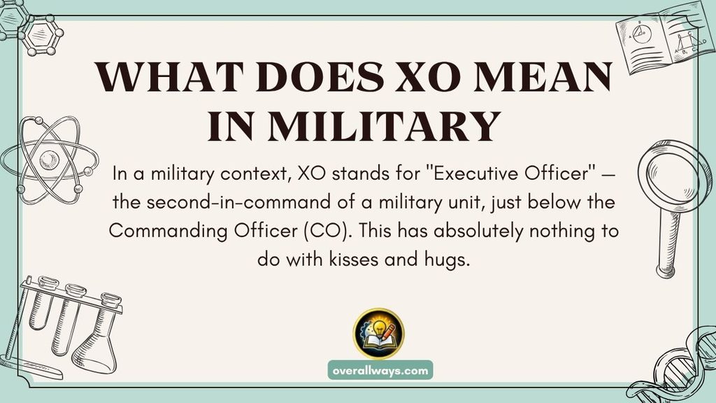 What Does XO Mean in Military