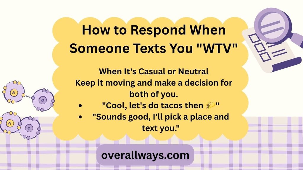 How to Respond When Someone Texts You "WTV"
