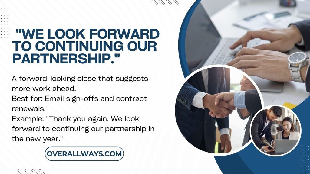 "We look forward to continuing our partnership."